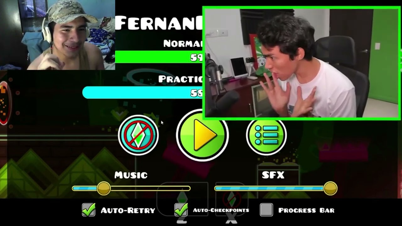 YarenKun Reacciona MI PROPIO NIVEL, PERO EN 2023   Geometry Dash FERNANFLOO