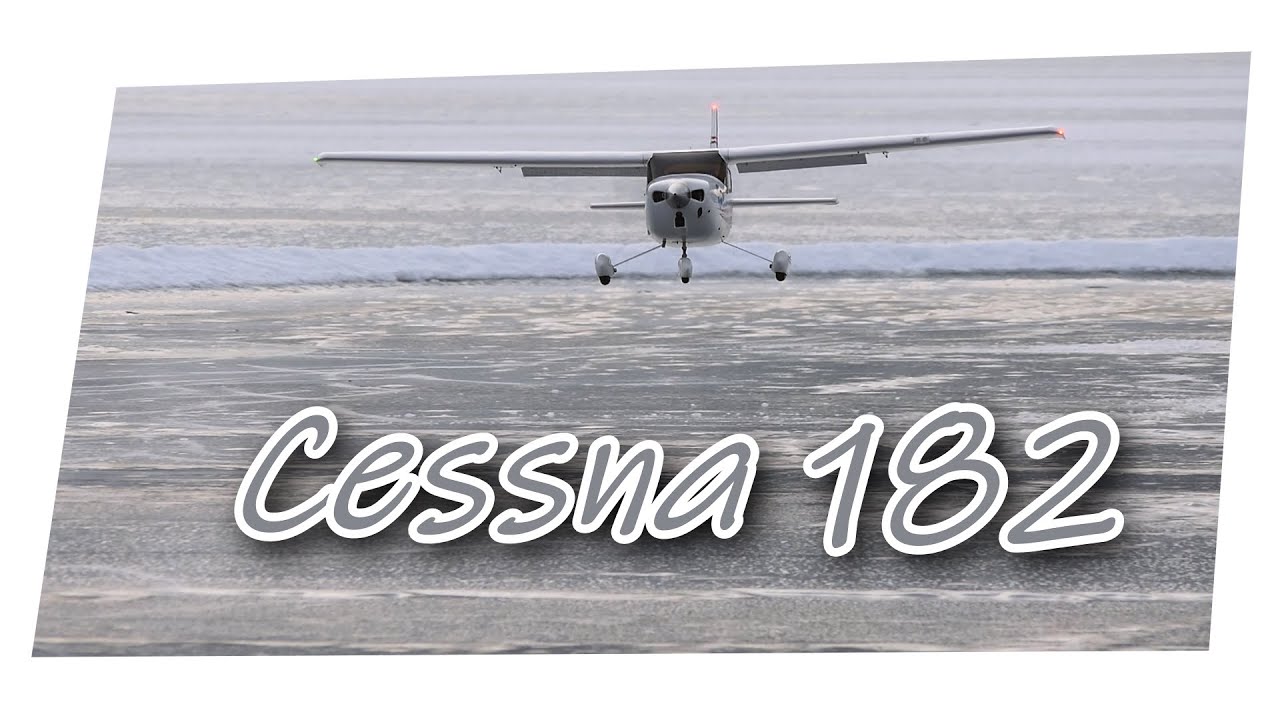 Big Scale Cessna 182 | Low and Slow | Frozen Lake