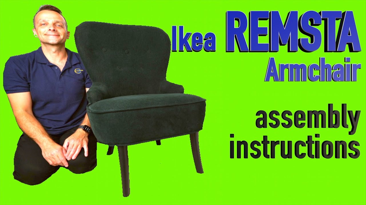 Ikea REMSTA Armchair Assembly instructions