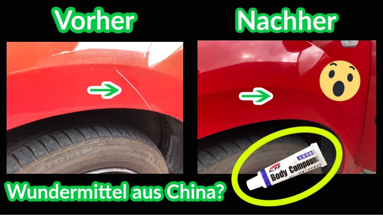 Kratzer entfernen ohne nachlackieren? 😮 Wundermittel aus China! Funktioniert es? 🙈