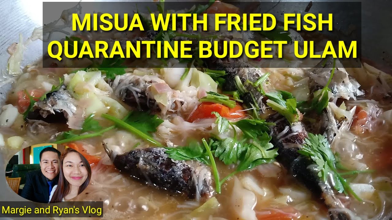 How to cook misua with fried fish | Quarantine Budget Ulam