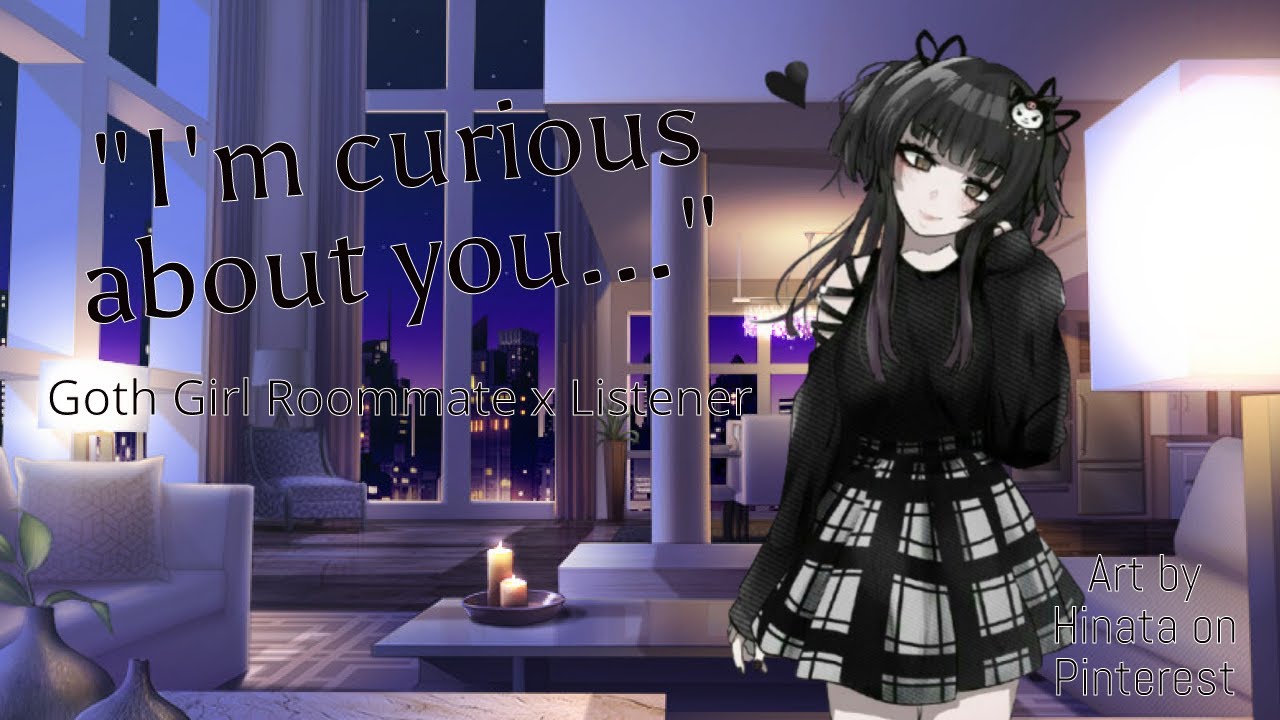 Cute Goth Girl Becomes your New Roommate! | ASMR Roleplay [F4A] [Strangers to Friends] [Platonic]