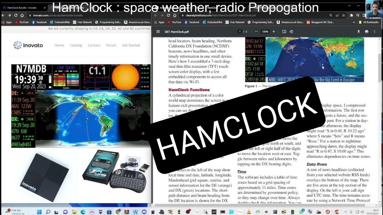 HamClock : space weather, radio Propogation