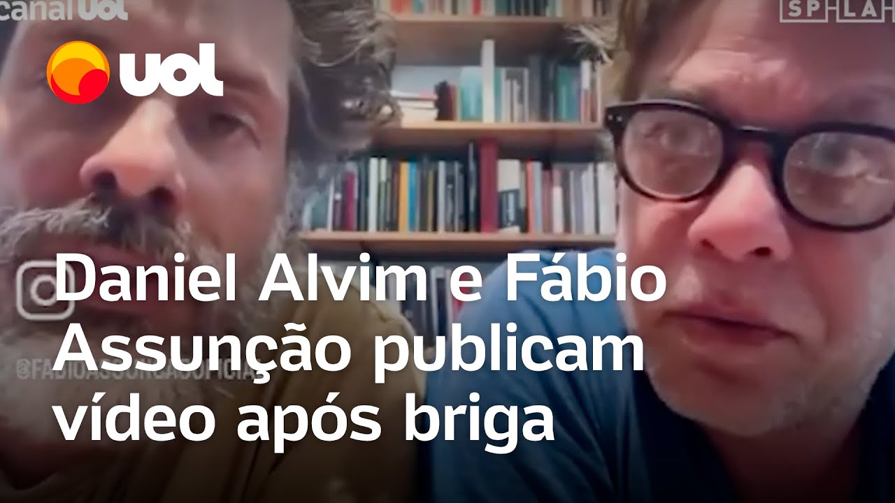 Daniel Alvim e Fábio Assunção se pronunciam após agressão em rua de SP: ‘Perdi o controle’