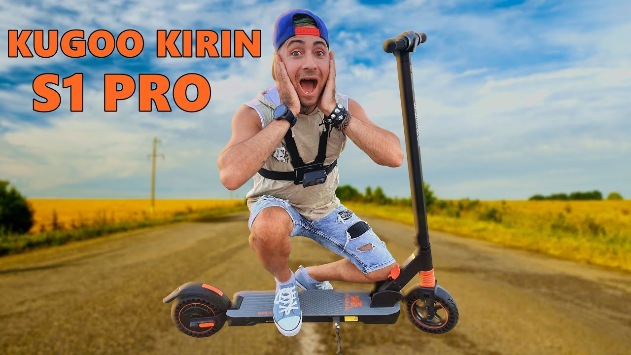 PRIMA MEA TROTINETA ELECTRICA KUGOO KIRIN S1 PRO UNBOXING SI DRIVE TEST