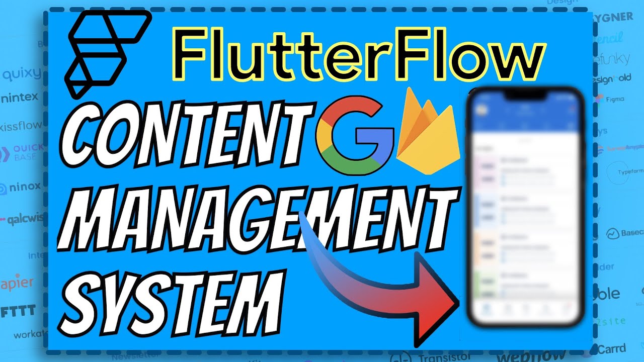 Build a Content Management System with Google Login in FlutterFlow | FlutterFlow Tutorials 2022