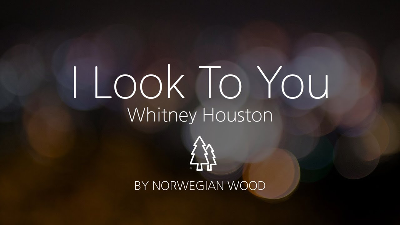 I Look To You - Whitney Houston | Male | Karaoke-Inst-MR | Piano Version