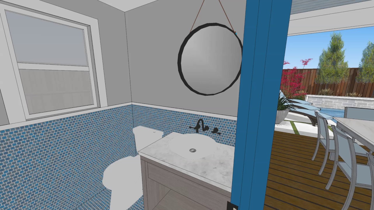 University Park Modern Pool and Outdoor Living