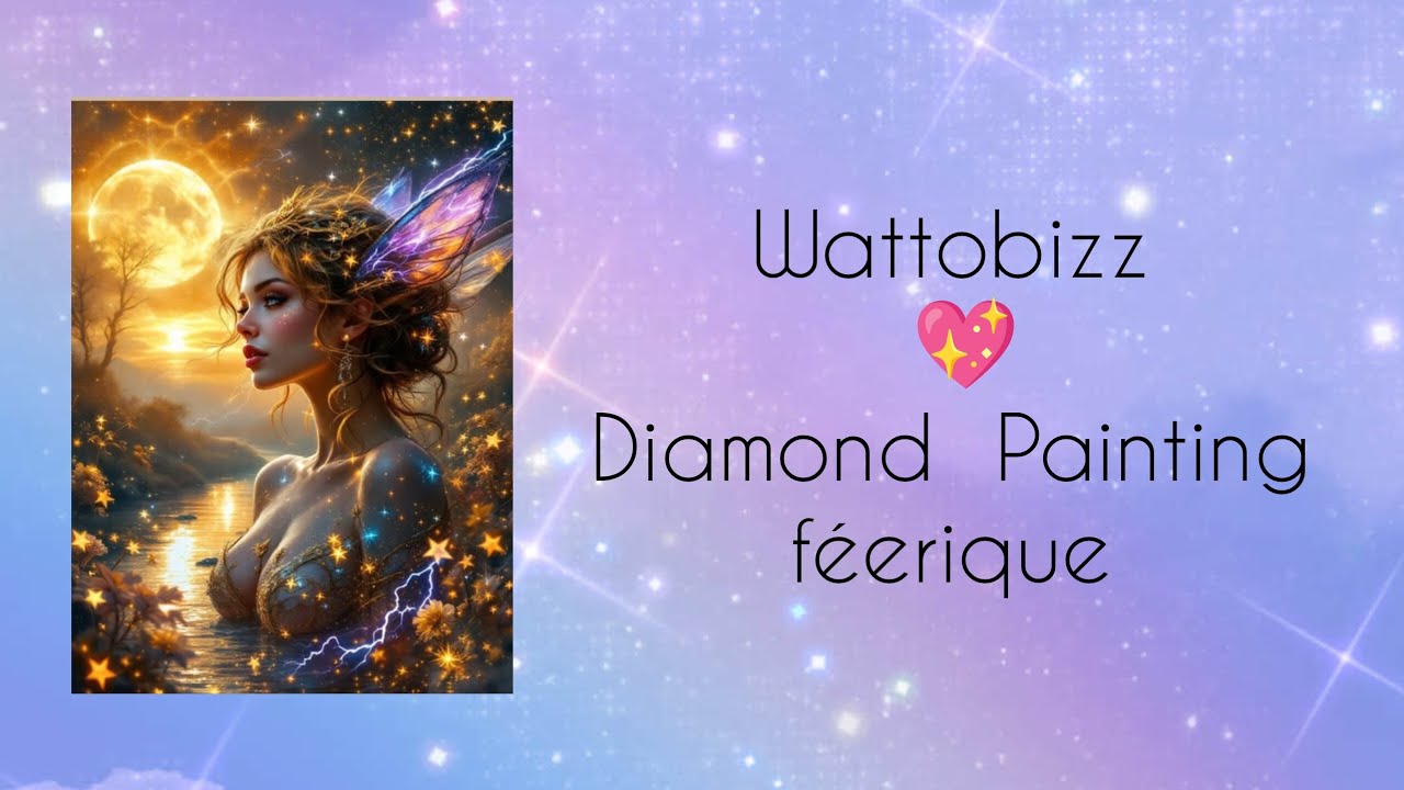 💖 #unboxing @Wattobizz 💖 Wonder struck #diamondpainting #peinturediamant 