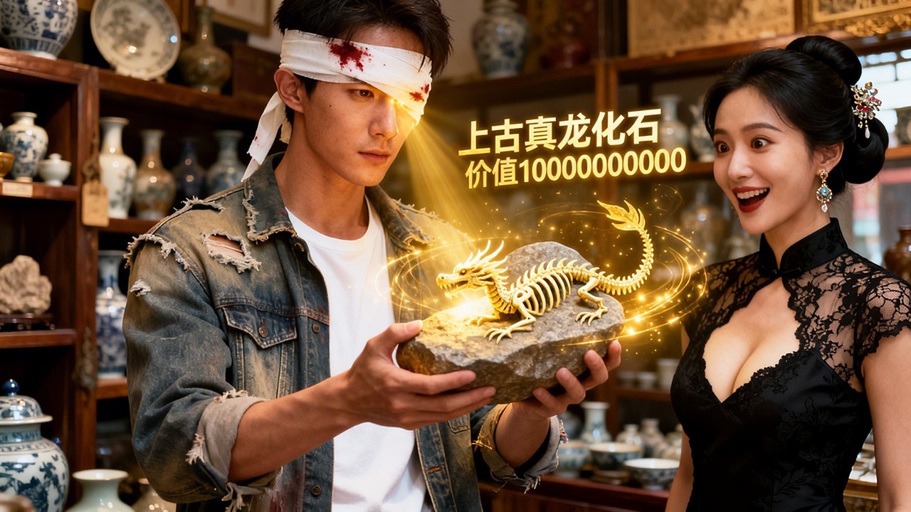 💥意外打碎瓷瓶，竟覺醒了透視神眼，隨手兩塊石頭就能狂賺上億，美女總裁當場倒貼，攜全部身家求嫁！[Multi SUB] #drama #逆袭 #爽剧|ZYDJ