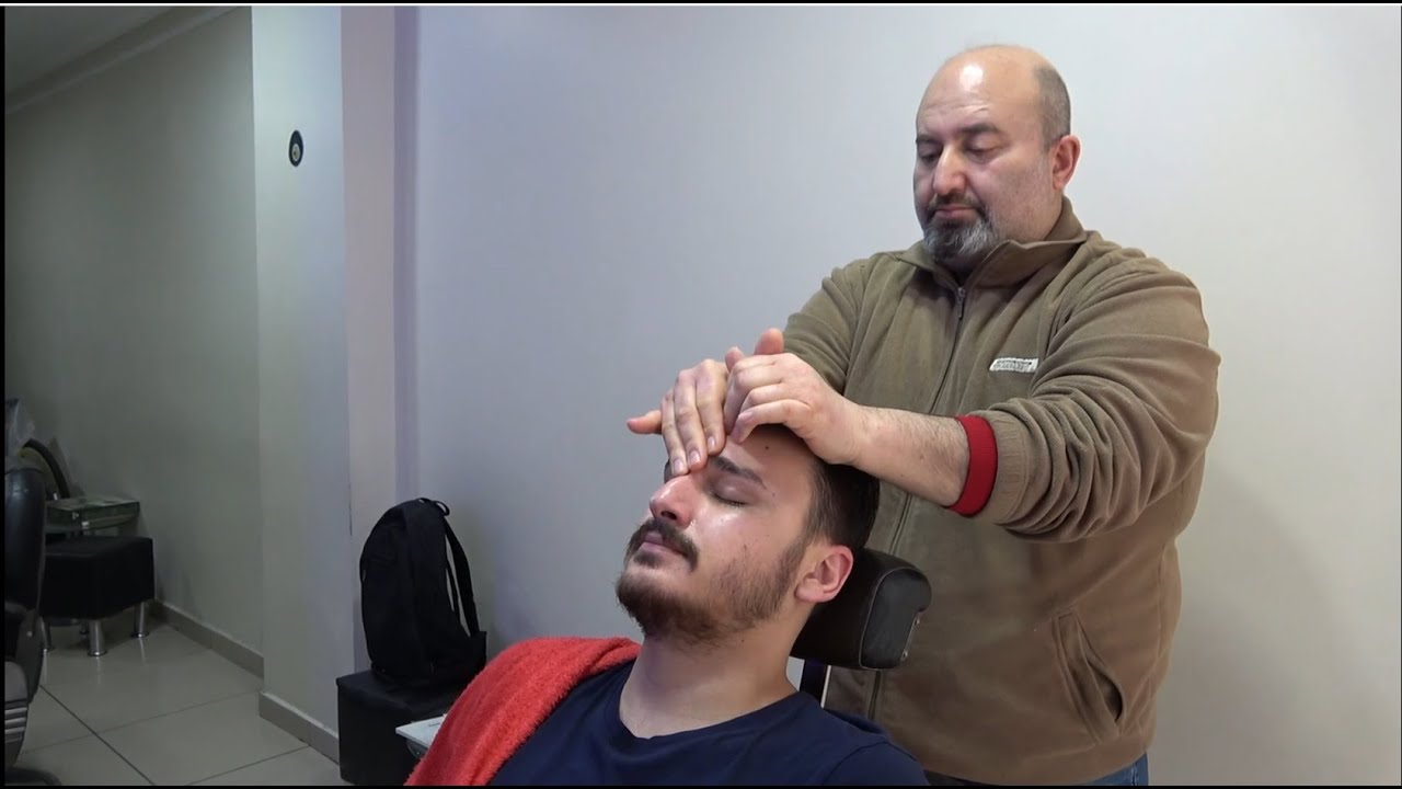 ASMR Head Massage, Face Massage and Body Massage by Turkish Barber