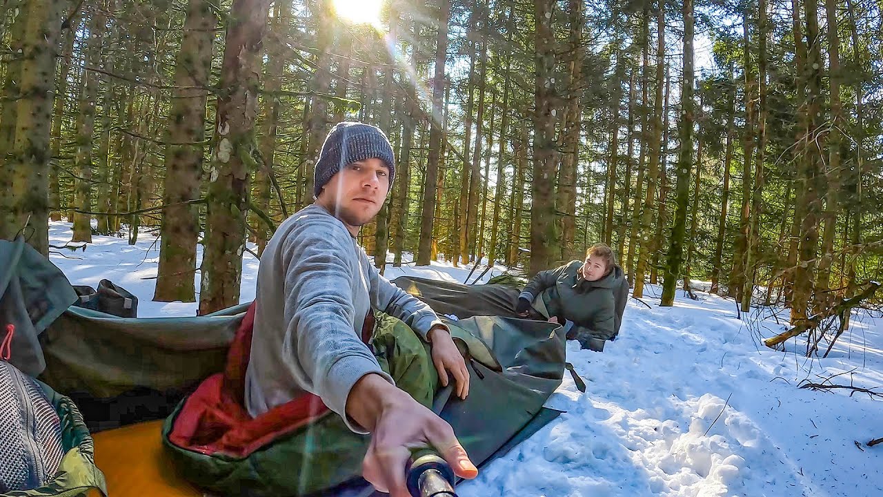 Traumhaftes Winter Biwak im Schwarzwald