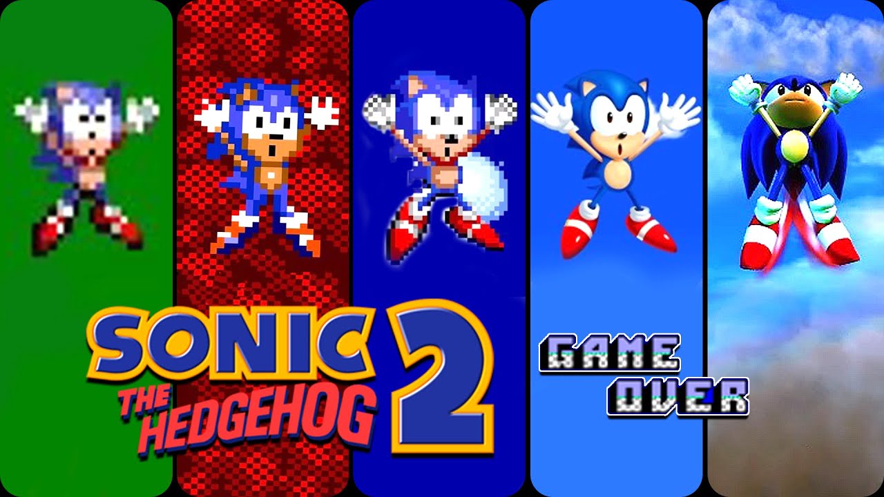 Sonic's Death in Every Sonic the Hedgehog 2 Version 1992 (+ All Game Over Screens)