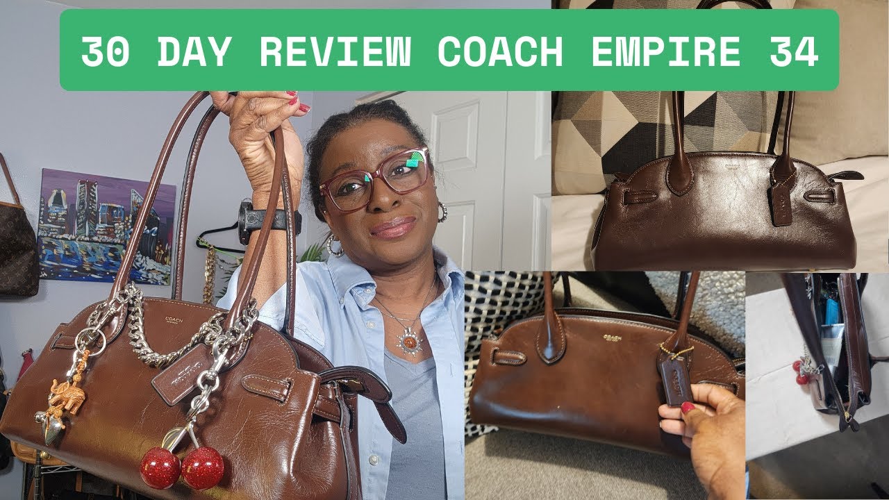 Coach Empire 34 East West/30 Day Review/What Fits/ Bag Dressing