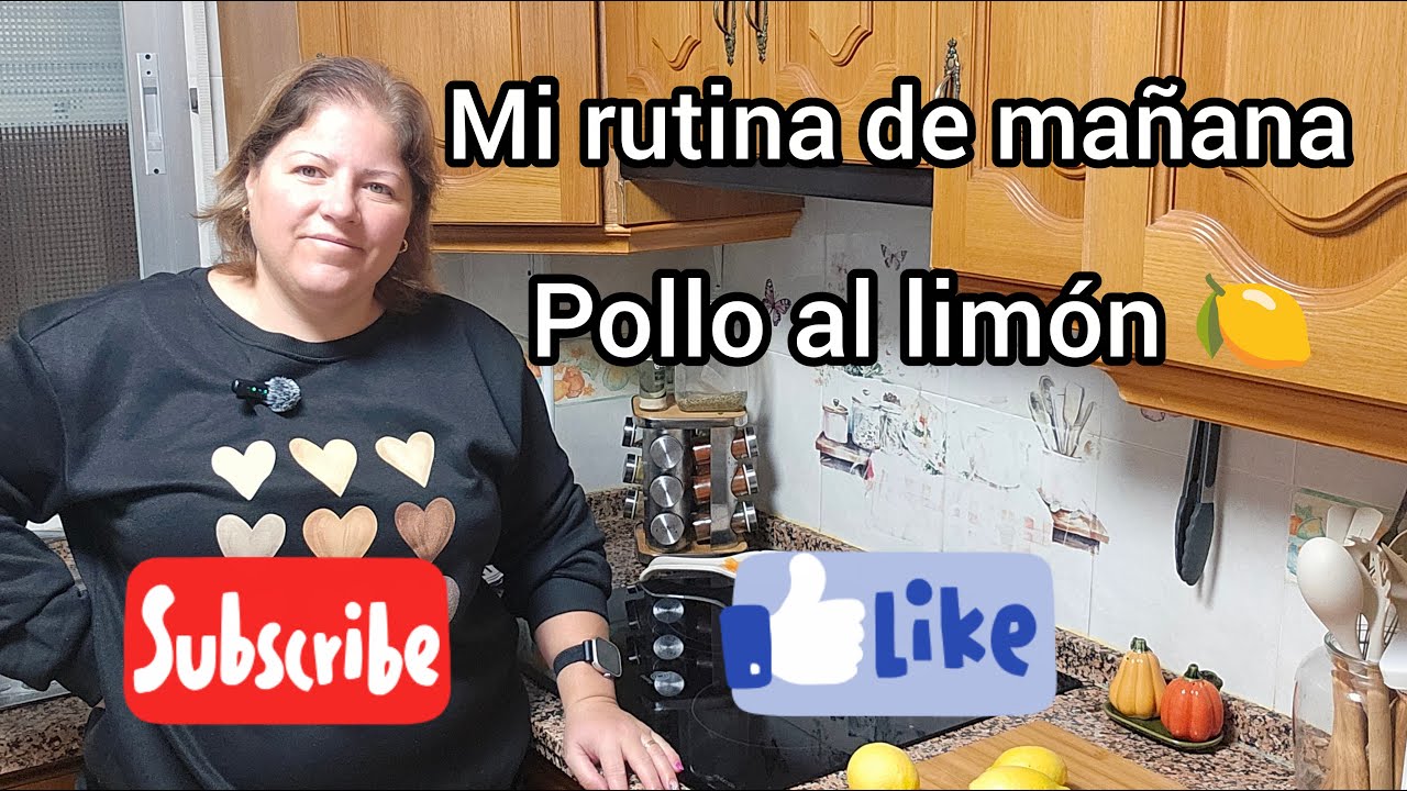 MI RUTINA DE MAÑANA POLLO AL LIMON🍋🍋‍🟩😏