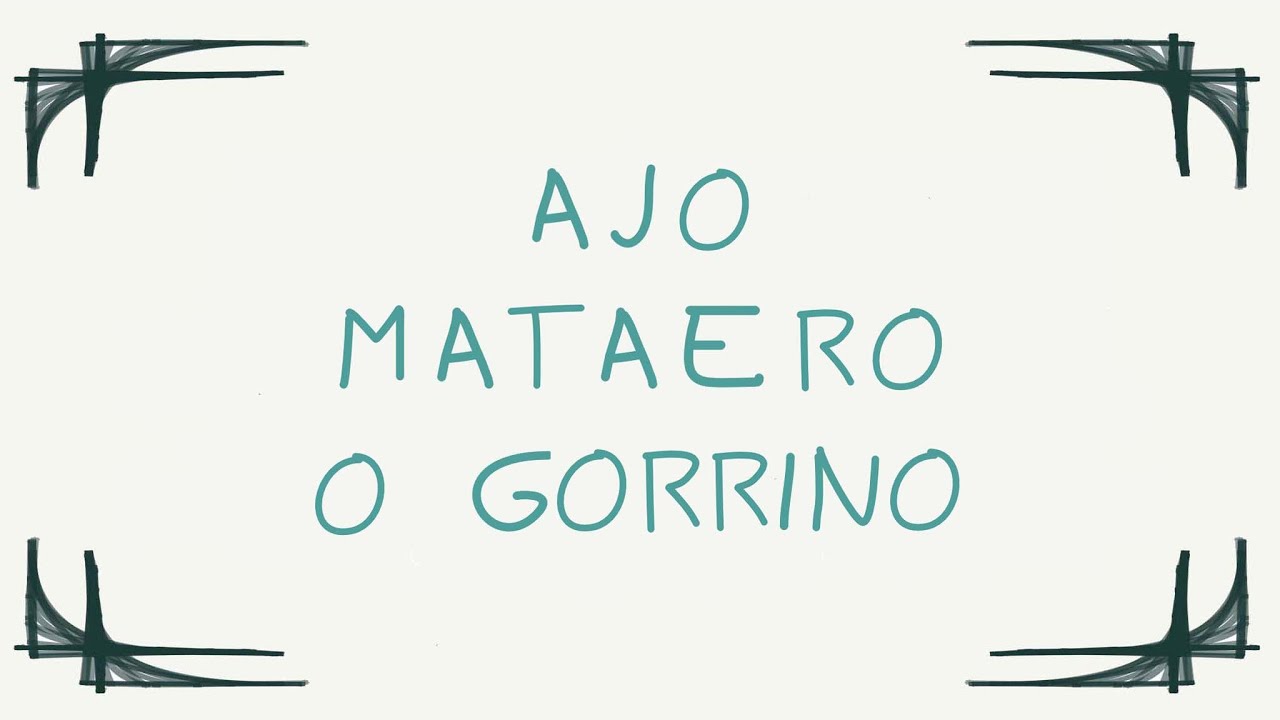 Ajo mataero o gorrino
