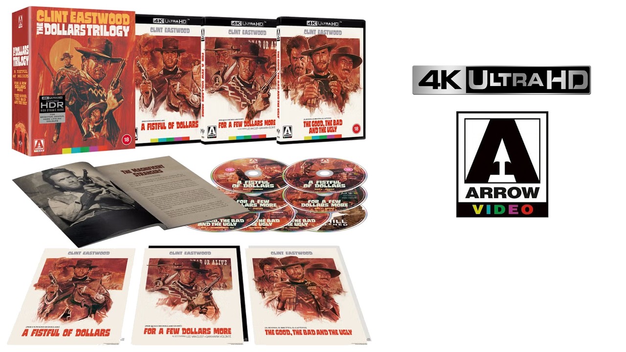 The Dollars Trilogy [Arrow Video Limited Edition 4K UHD] #4KUHD