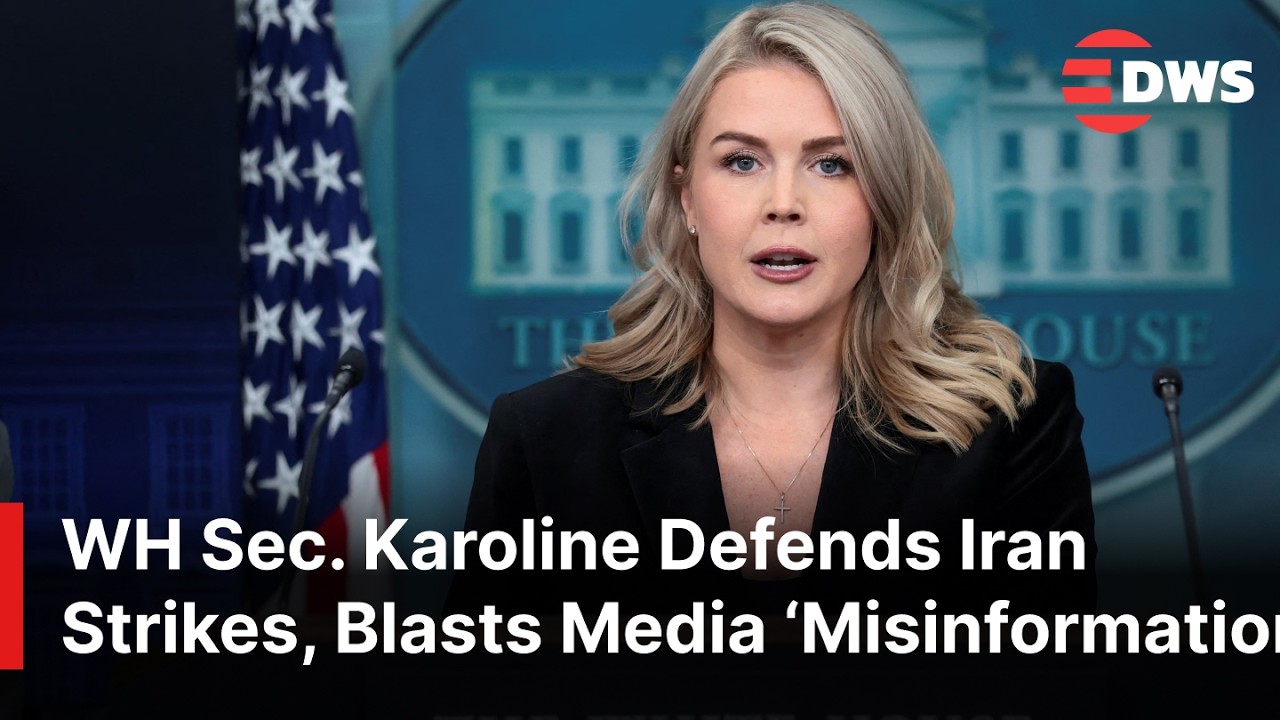 FULL REMARKS: Karoline Says Iran ‘Crushed’ as Operation Expands,Defends Strikes & Blasts Media |AC1E