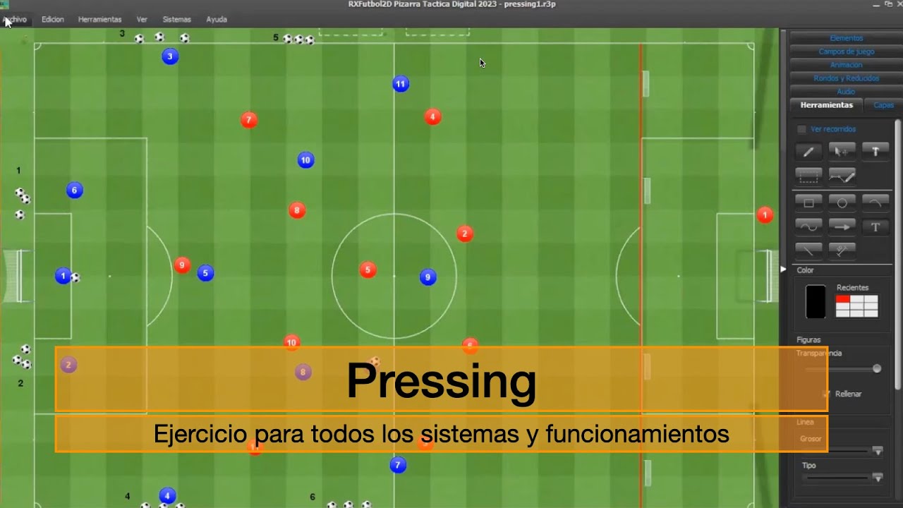 Un ejercicio de pressing que es útil para todos los sistemas y funcionamientos.