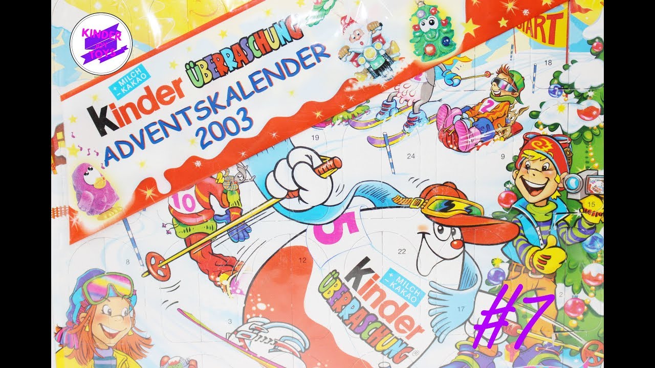 Киндер Сюрприз. Адвент календарь 2003 года #7. Kinder Surprise 2003