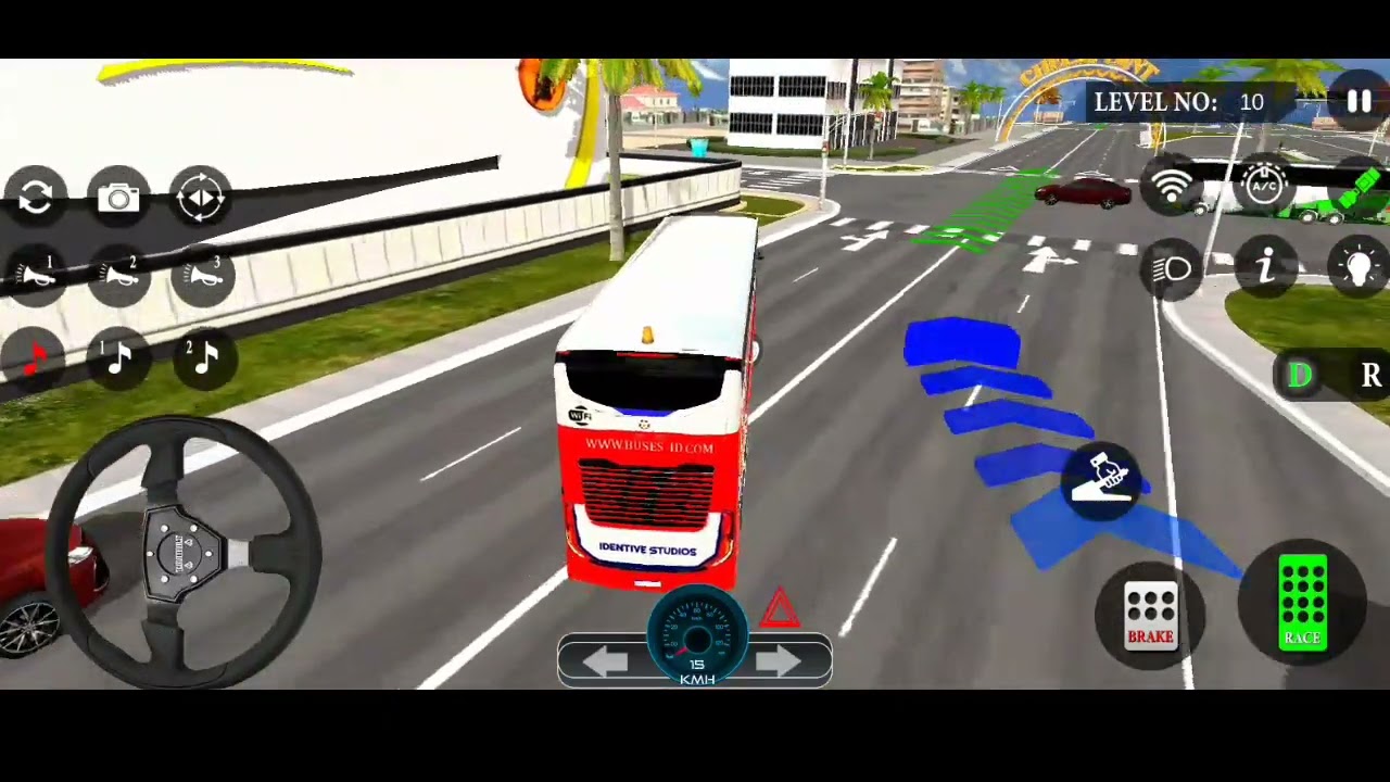 rad bus drive level 10 very hard and intasrd don't skip video