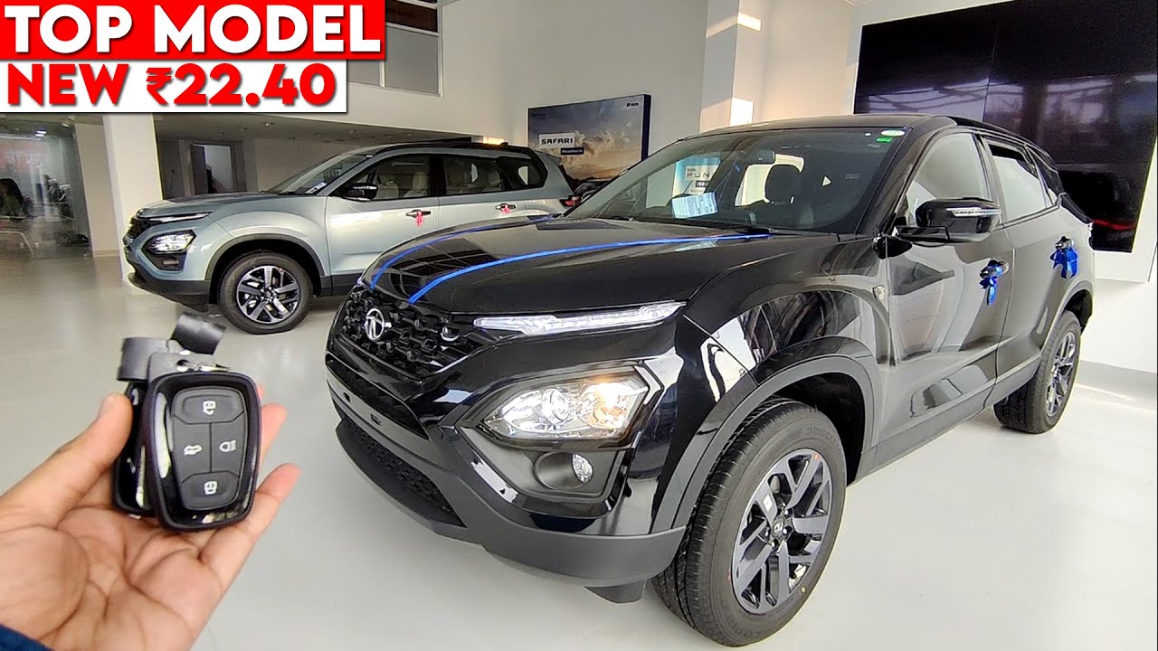 New Tata Harrier Dark Edition Top Model 2022 On Road Price, Features, Interior and Exterior Review