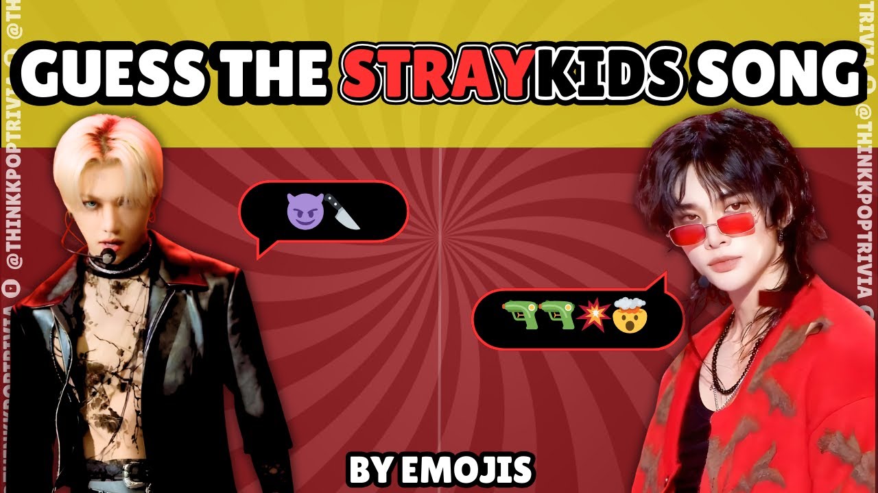 Can You GUESS the STRAY KIDS SONGS by EMOJIS?❤️😊 | K-Pop Quiz