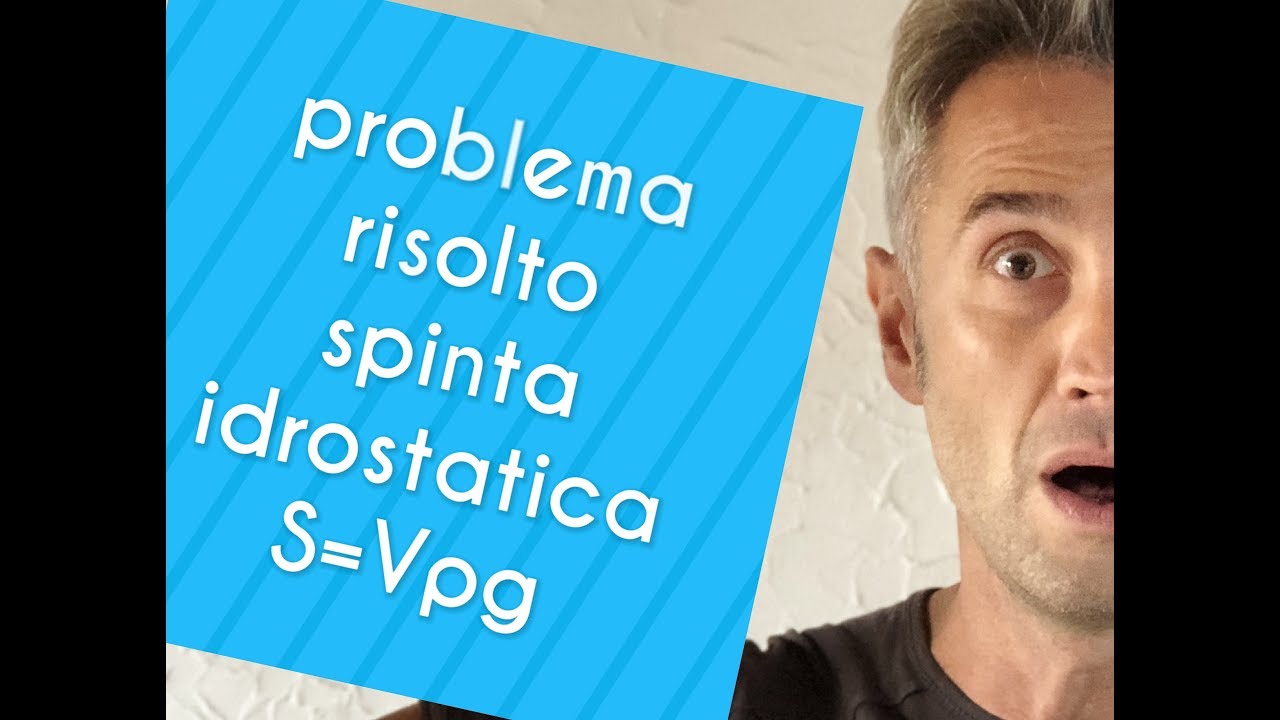 PROBLEMA RISOLTO, SPINTA IDROSTATICA, archimede, spinta archimede