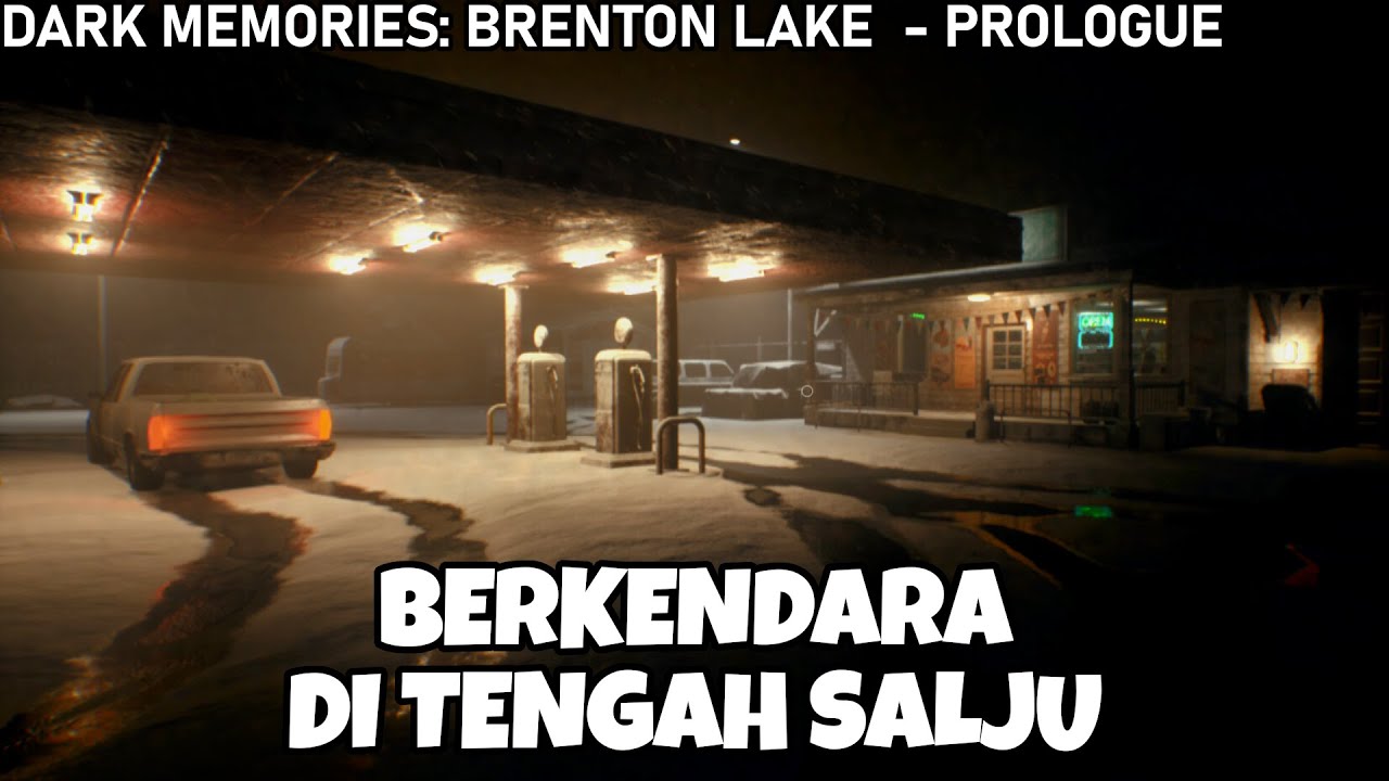Suasana Horor Berkendara Di Tengah Badai Salju - Dark Memories: Prologue