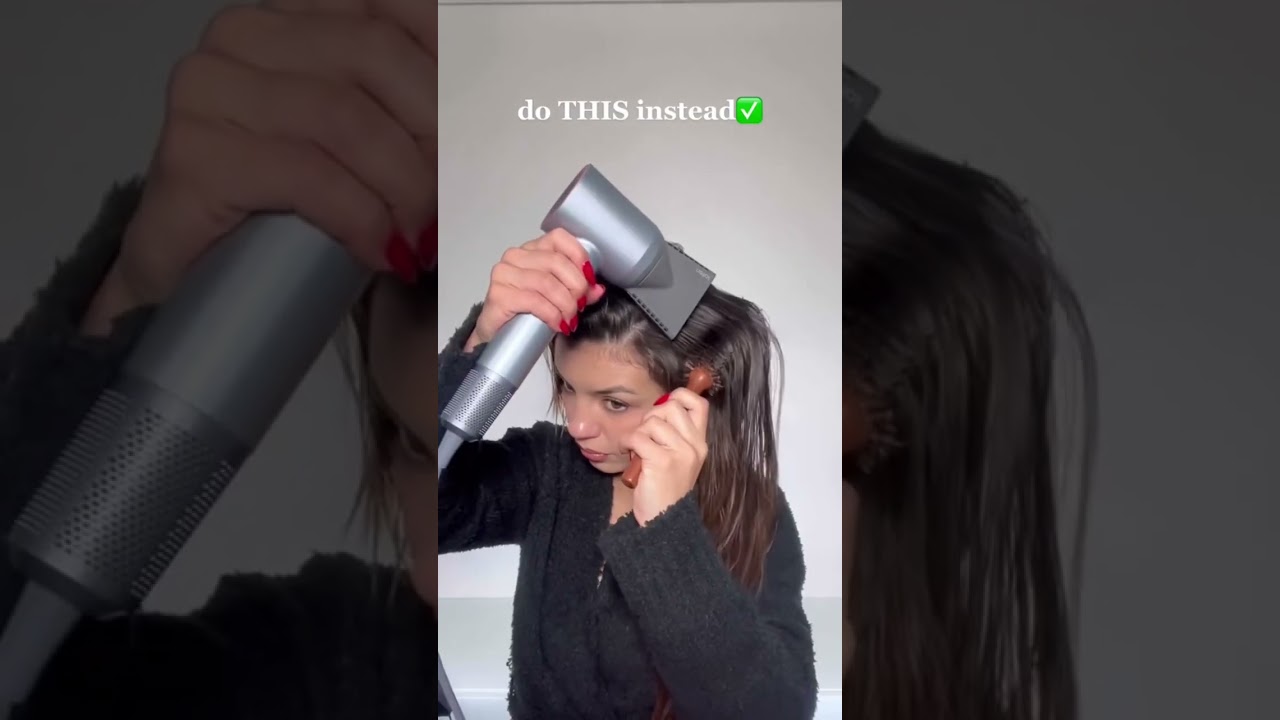 Stop blow drying your hair like this #hair
