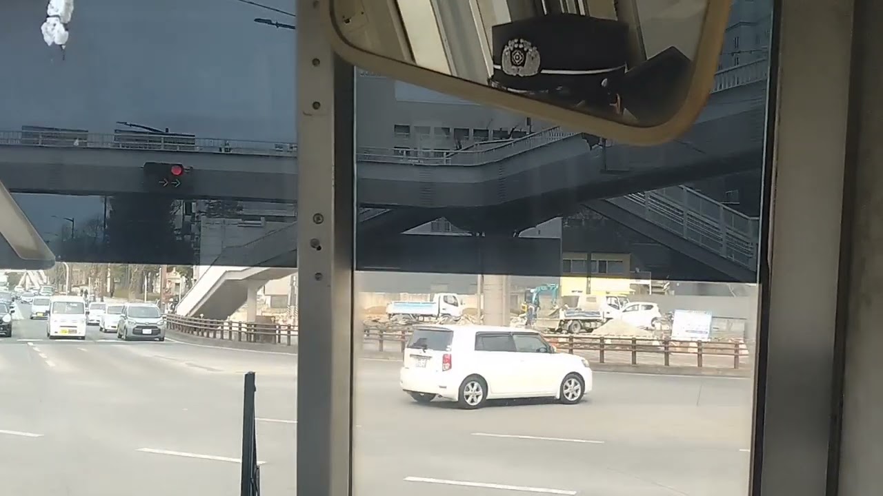 豊橋鉄道市内線　前面展望