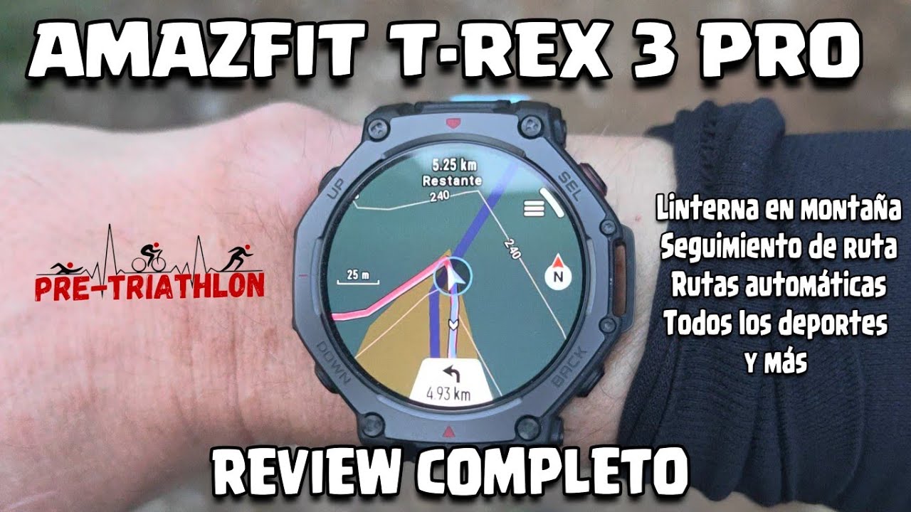 Amazfit T-Rex 3 Pro: Mapas Offline, ZeppFlow, GPS y Deportes – Review a Fondo