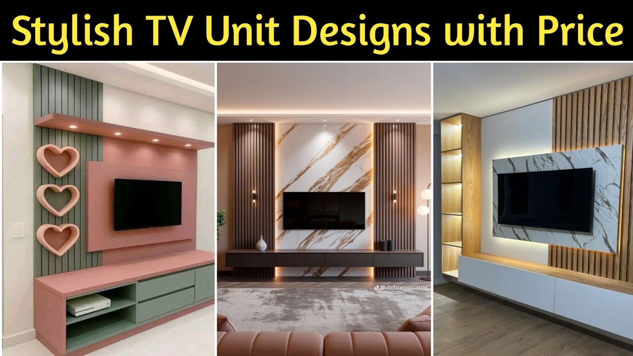 TV Unit Design Price (2026) | Living Room TV Unit Design | TV Cabinet Design | TV Unit Design 2026