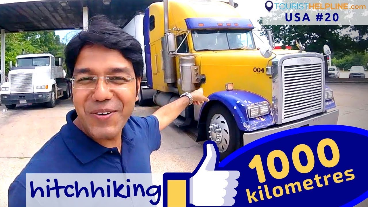 The longest ride in a Truck | Hitchhiking in USA