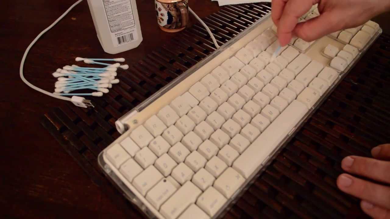 ASMR Triggers - Keyboard Cleaning (eMac)