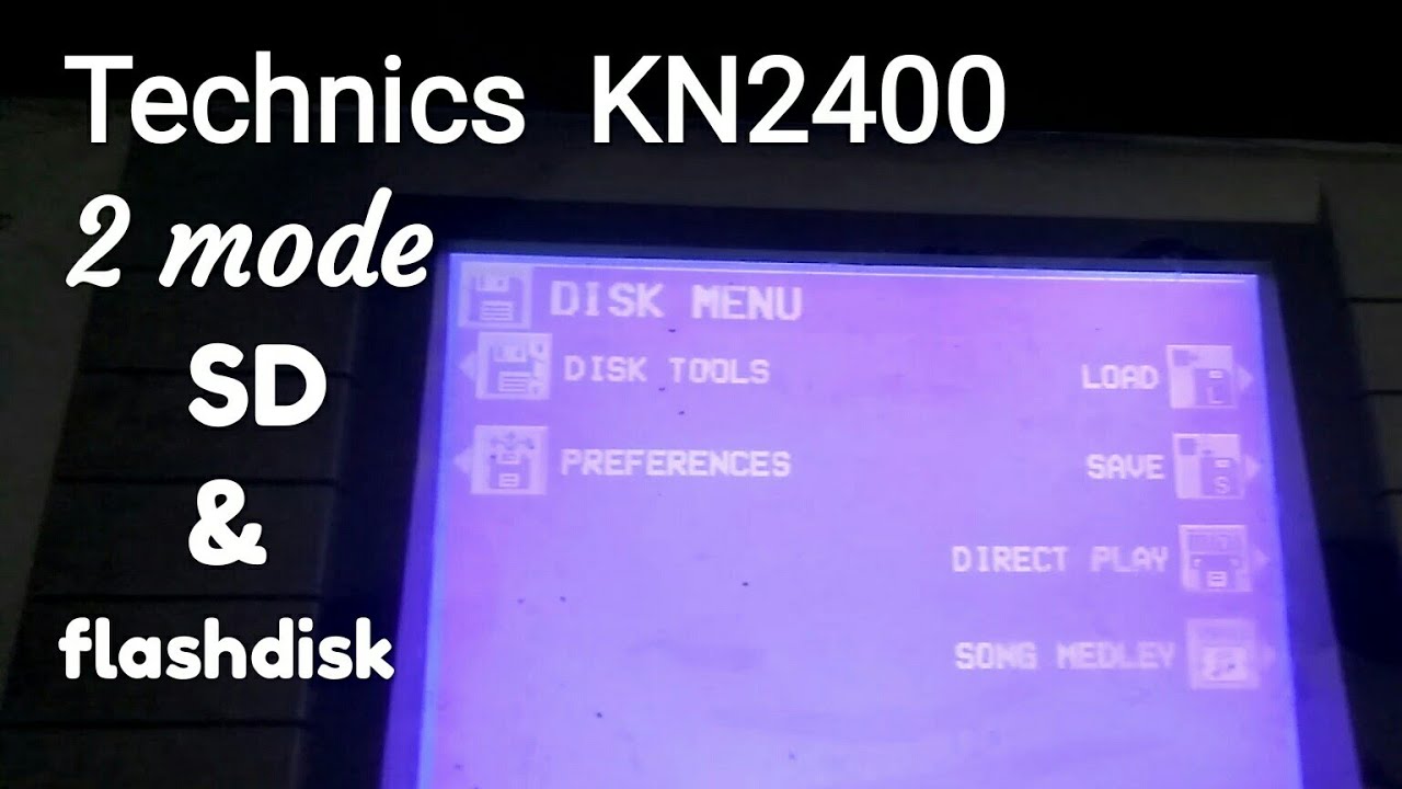 Technics KN2400 2 mode