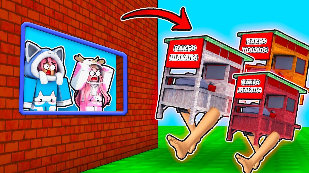 MOMON & ATUN BANGUN RUMAH AMAN UNTUK BERLINDUNG DARI SERANGAN ANOMALY BAKSO MALANG ft @BANGJBLOX 