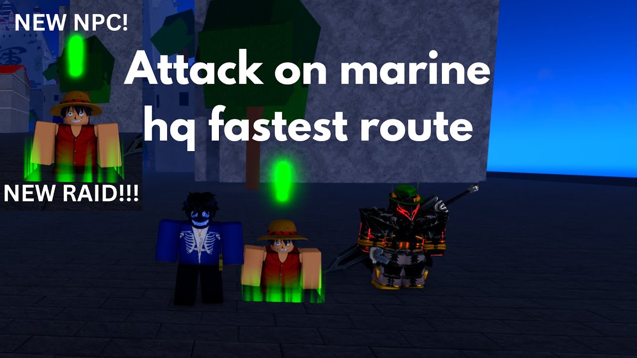 (SHOCASE + ROUTES) NEW ATTACK MARINE HQ RAID WALKTHROUGH AND GUIDE