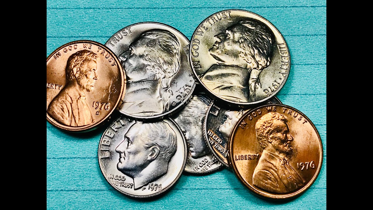 DC Minutes 1976 US Bicentennial Penny Nickel Dime - United States Coins