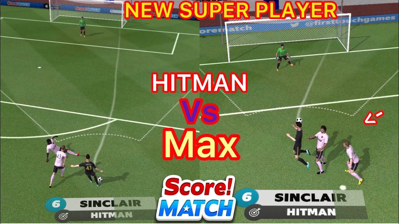 NEW SUPER GOLD PLAYER - HITMAN in score match game ⚽️ ! #scorematch he have fantastic statistics 📊