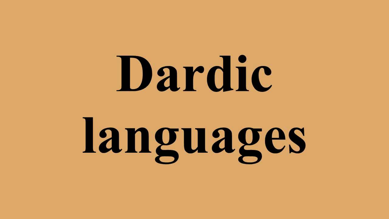 Dardic languages