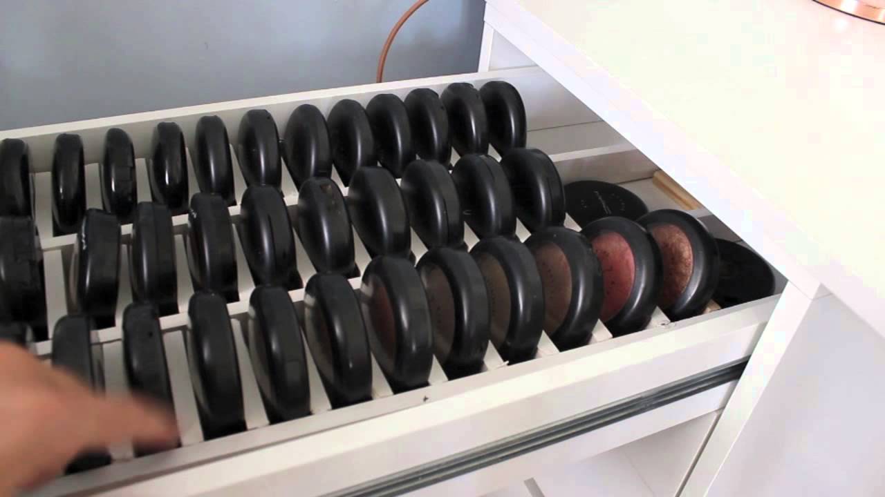 Updated Mac Makeup collection | Customized Makeup Storage