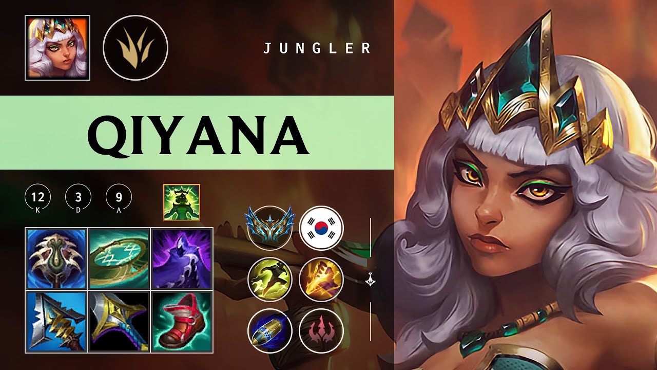 Qiyana Jungle vs Jarvan IV - KR Challenger Patch 26.01
