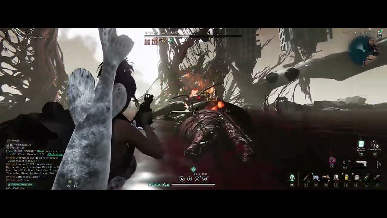 Once Human Shadow Hound Pro Solo Run De.50 Jaws Pistol Auto Reload Gameplay