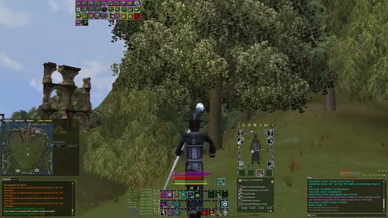 DAOC YWAIN - RR4-8 THEURGIST SOLO 2023 [PT.1]