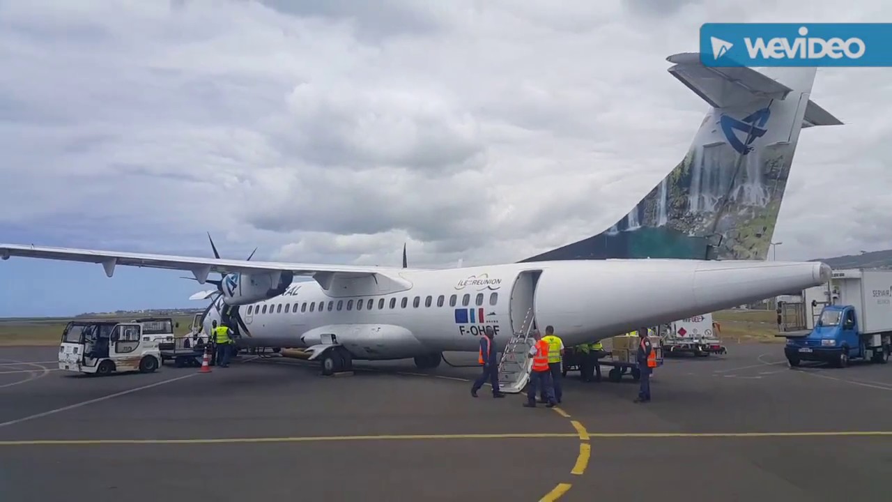 Short Hop from Mauritius to Reunion with Air Austral ATR72-500