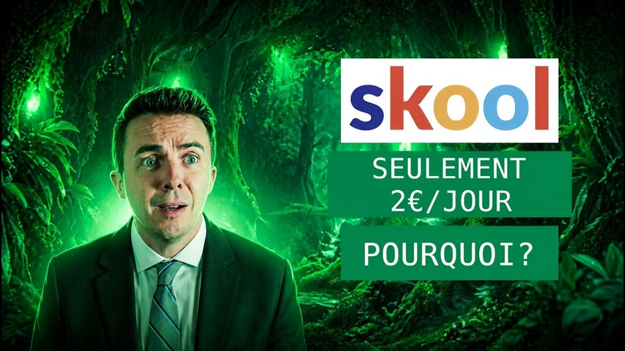 Affiliation Skool.com : Seulement 2€/Jour en 2025 sur YouTube