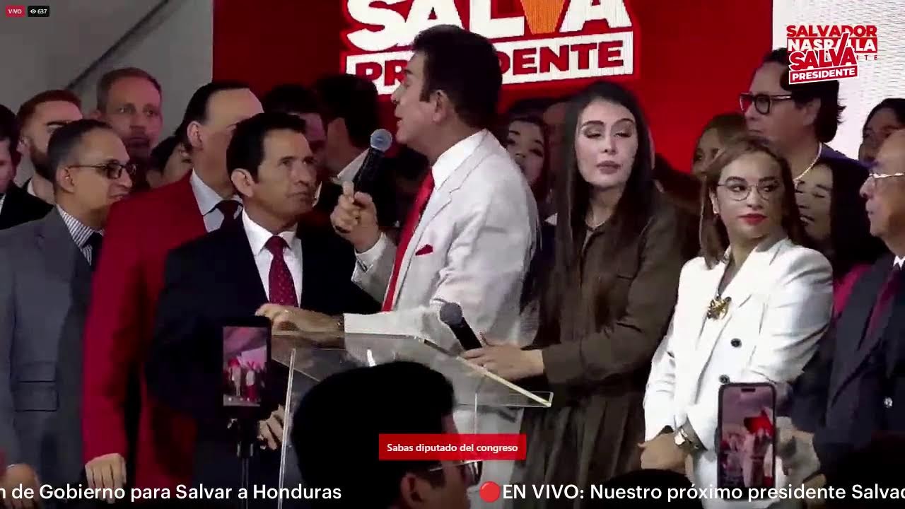 🔴EN VIVO: Salvador Nasralla presenta plan de Gobierno