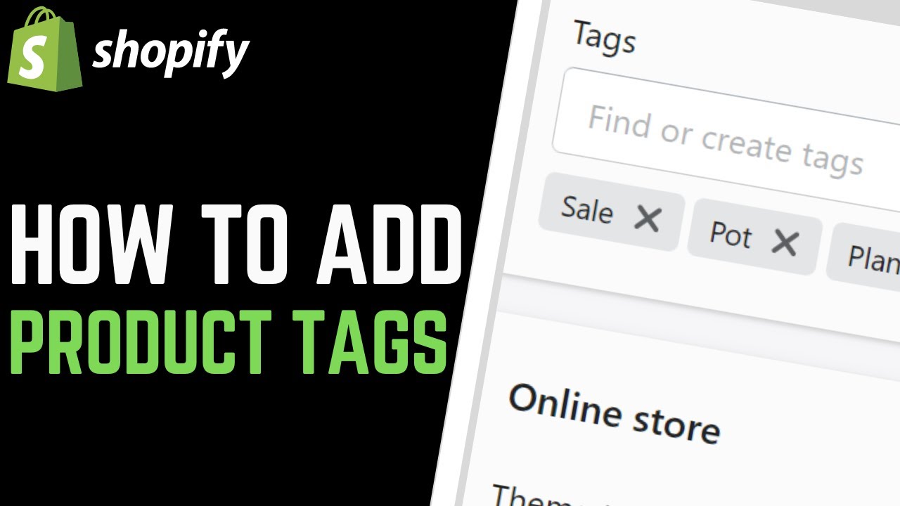 Shopify: как добавить теги к определенному продукту