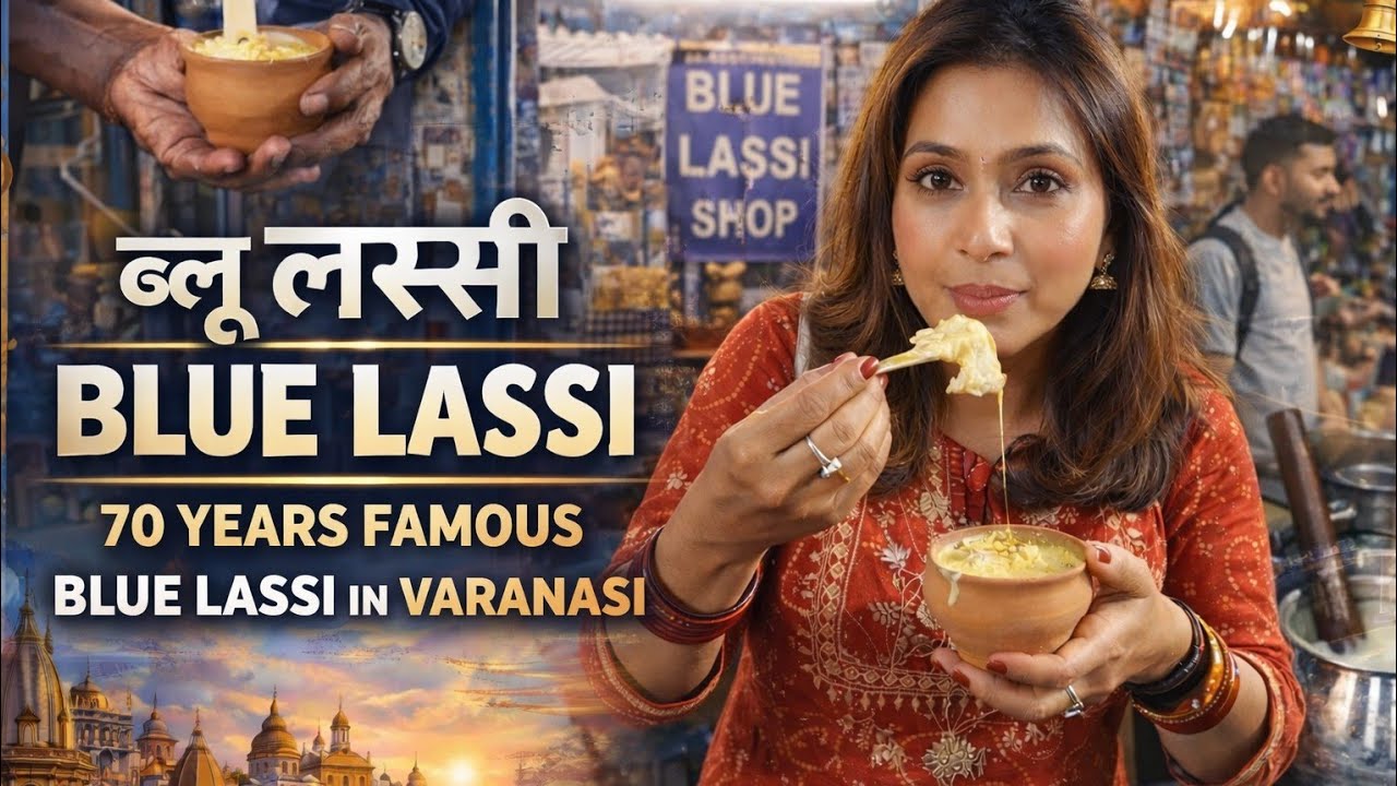 Откройте для себя Blue Lassi в Варанаси — 70 лет истории и вкуса, истинную атмосферу и душу насто...